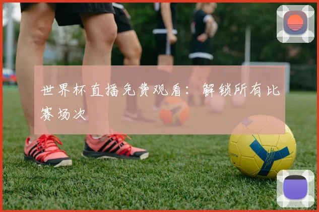 世界杯直播免费观看：解锁所有比赛场次